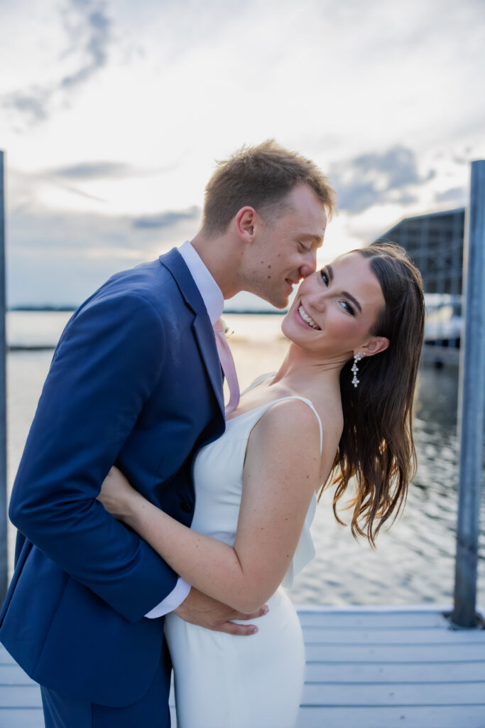 bride and groom at destination wedding in Nashville
