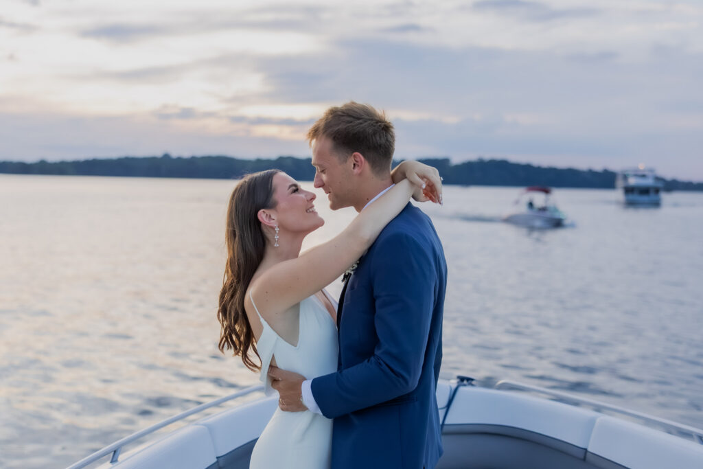 bride and groom at destination wedding in Nashville