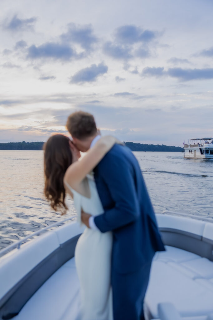 bride and groom at destination wedding in Nashville