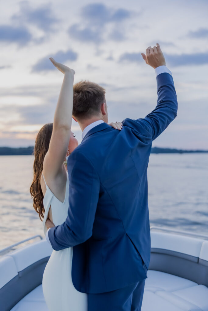 bride and groom at destination wedding in Nashville