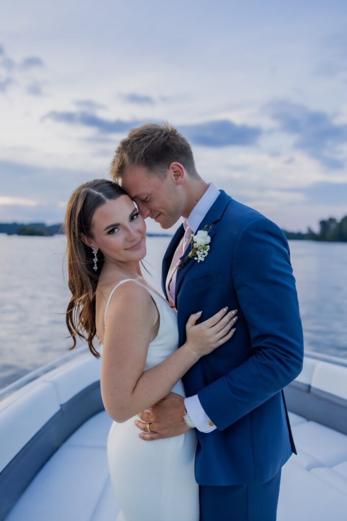 bride and groom at destination wedding in Nashville