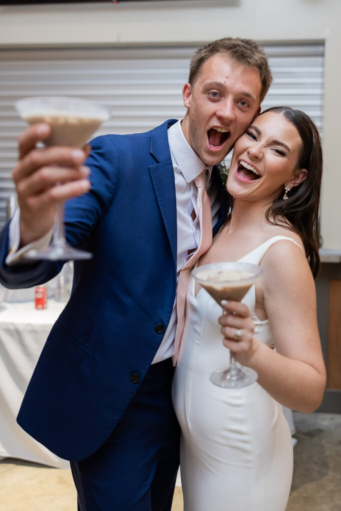 bride and groom at destination wedding in Nashville