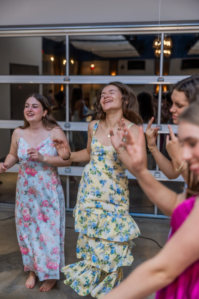 bride dancing at destination wedding in Nashville