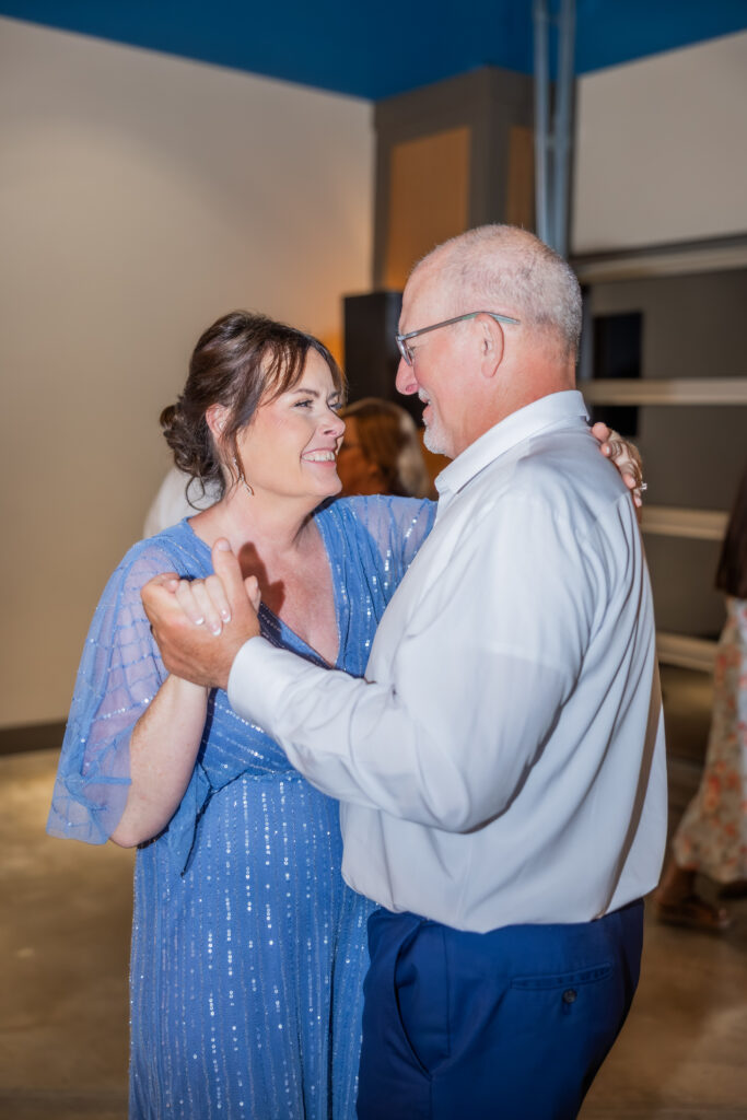 guest dancing at destination wedding in Nashville