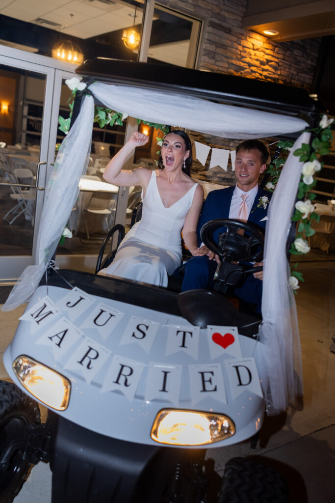 bride and groom doing a sparkler exit at destination wedding in Nashville
