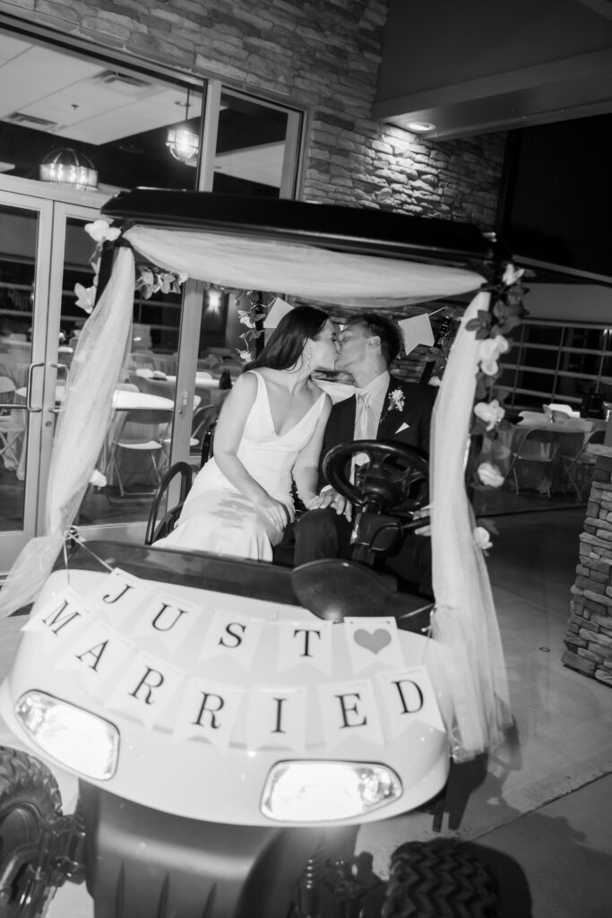bride and groom doing a sparkler exit at destination wedding in Nashville