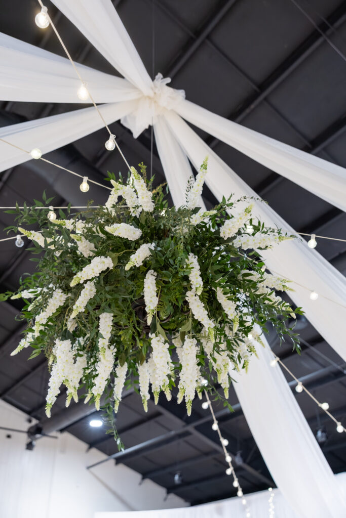 Decor at a wedding in Starkville, Mississippi at The Hill and Moor.