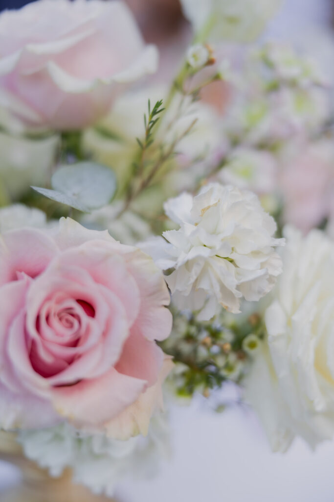 flowers at destination wedding in Nashville