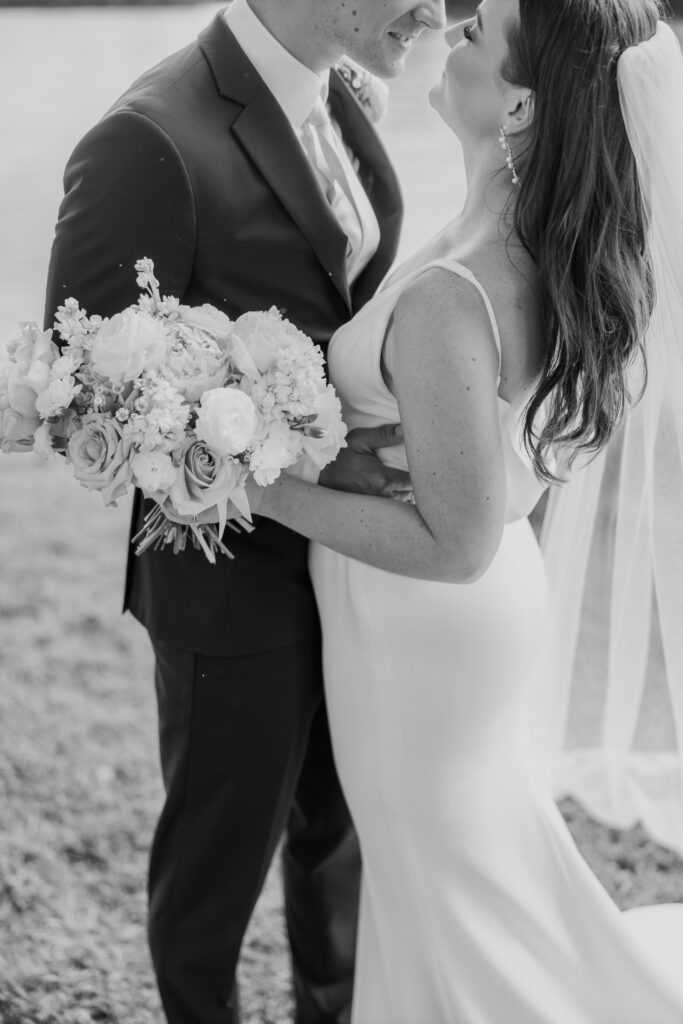 ceremony picture of bride and groom at destination wedding in Nashville