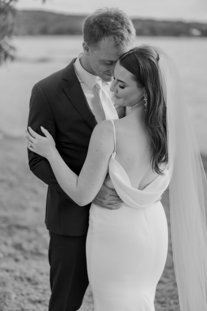 bride and groom at destination wedding in Nashville