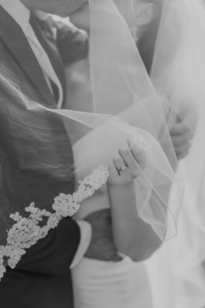 bride and groom at destination wedding in Nashville
