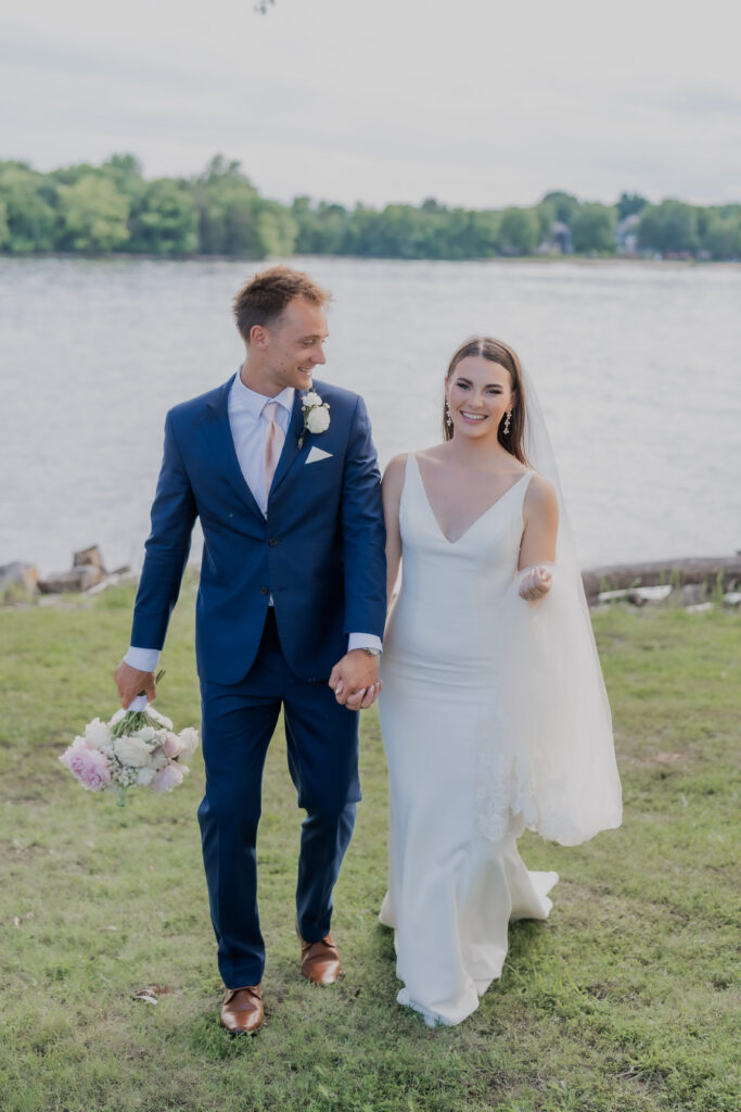 bride and groom at destination wedding in Nashville