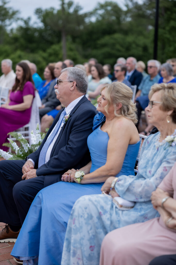 Guest at a wedding in Starkville, Mississippi at The Hill and Moor.