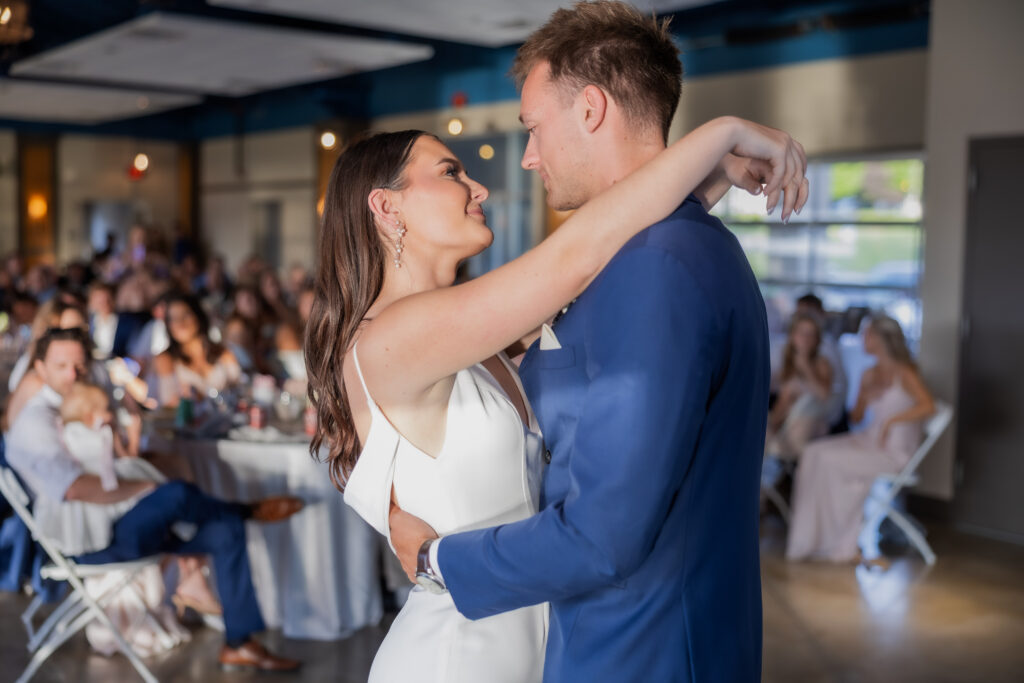bride and groom at destination wedding in Nashville