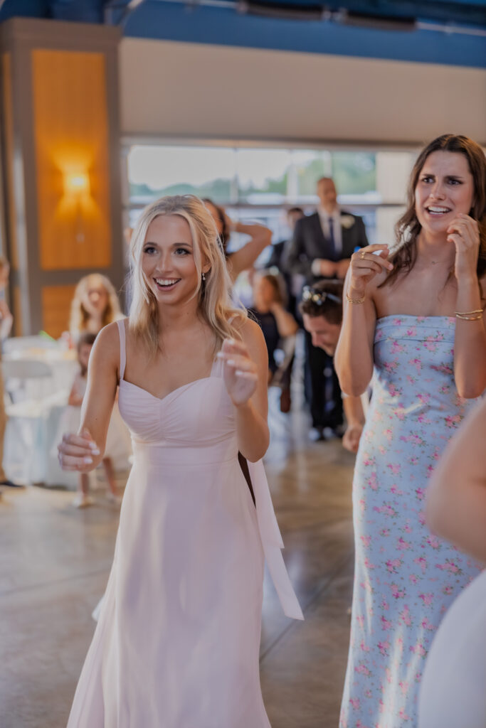 guest dancing at destination wedding in Nashville