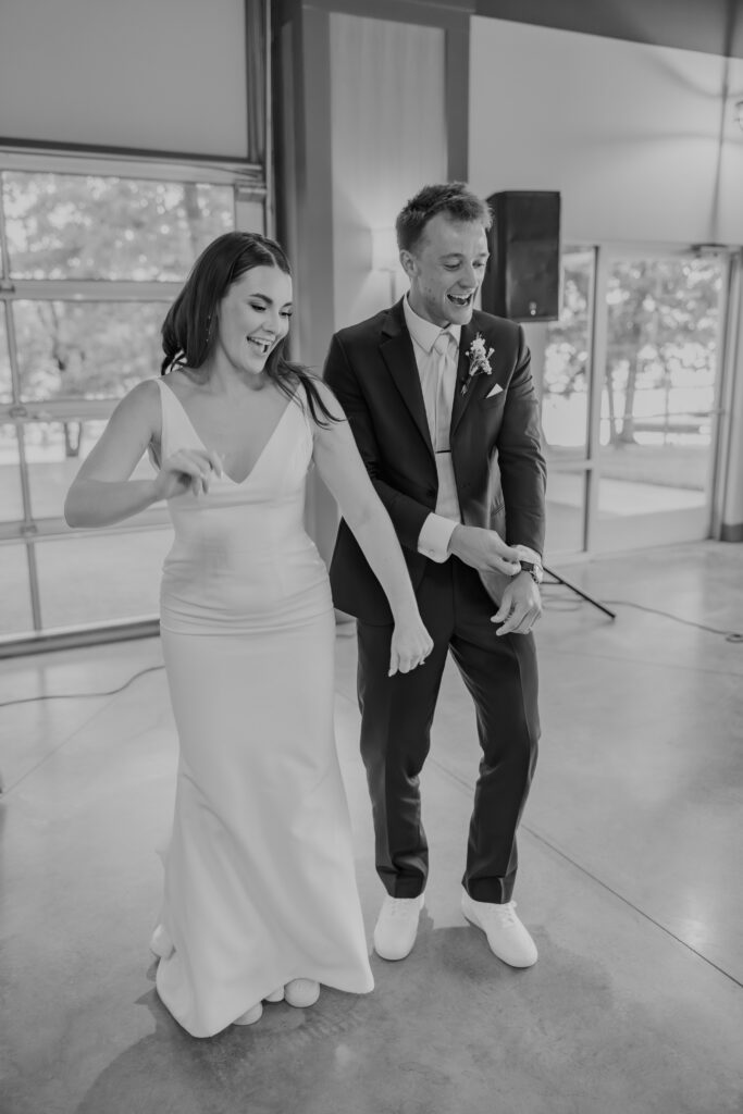 bride and groom at destination wedding in Nashville