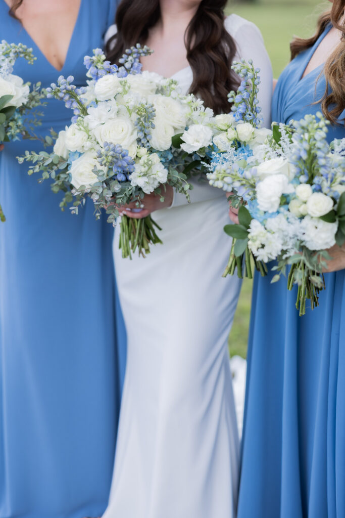 Bridal Party Portrait at a wedding in Starkville, MS.