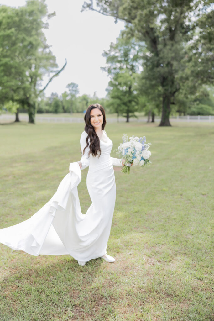 Bridal Portrait at a wedding in Starkville, MS.